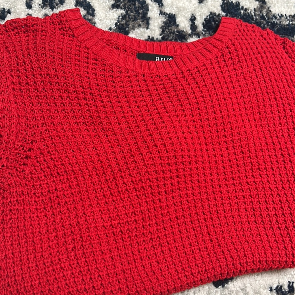 Red Knit Sweater - Picture 2 of 7